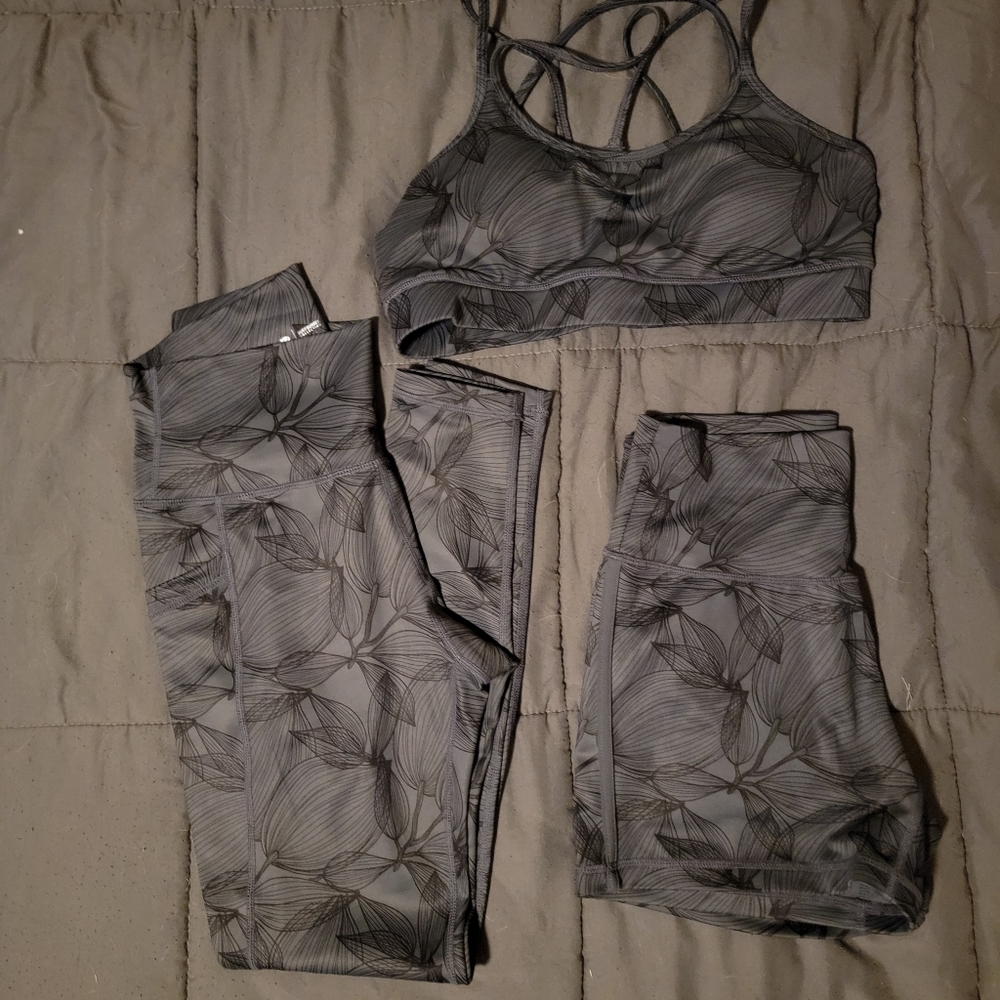 Buffbunny citrus black 3 piece set